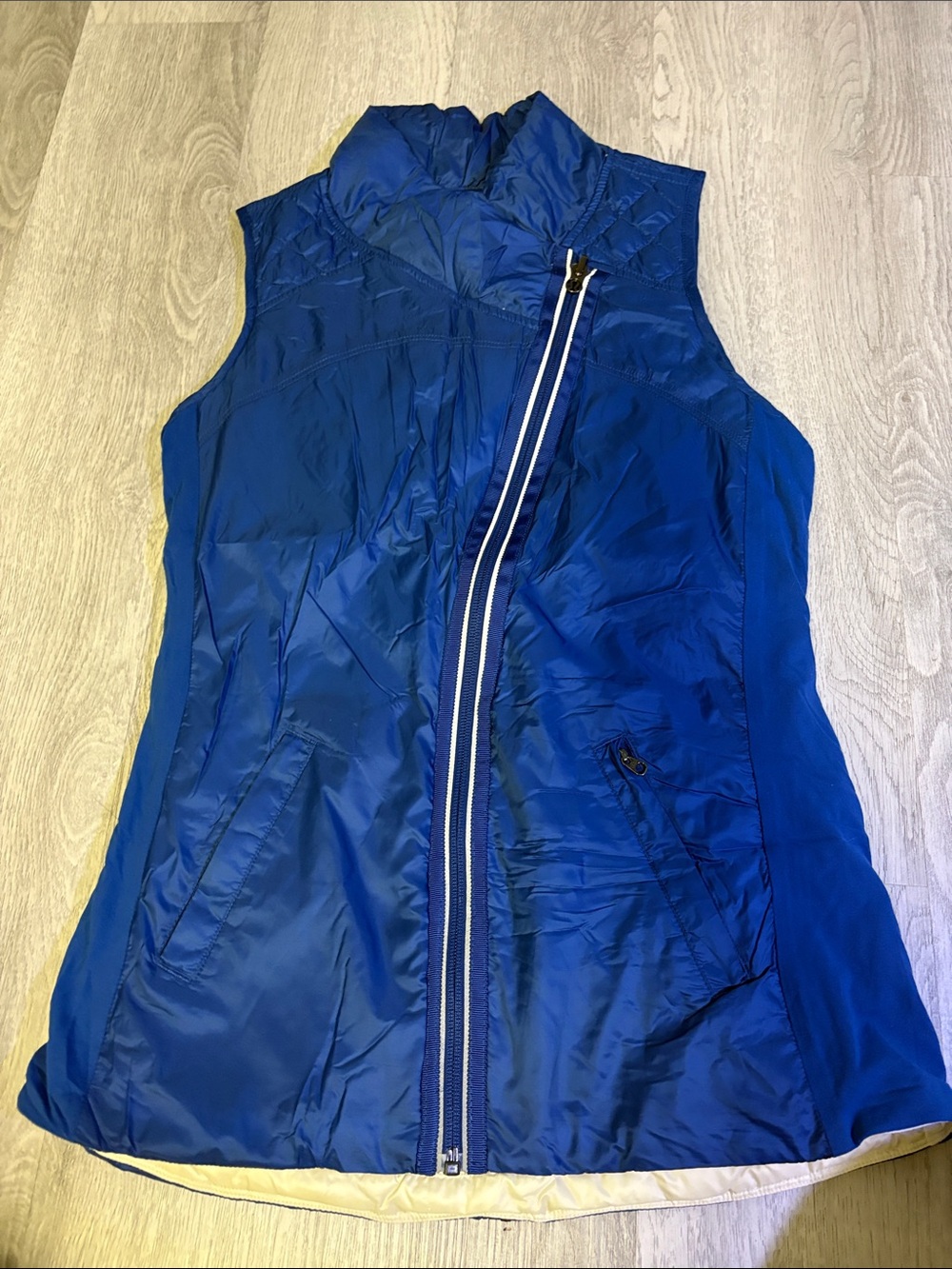 lululemon athletica Royal Blue Quilted reversible vest